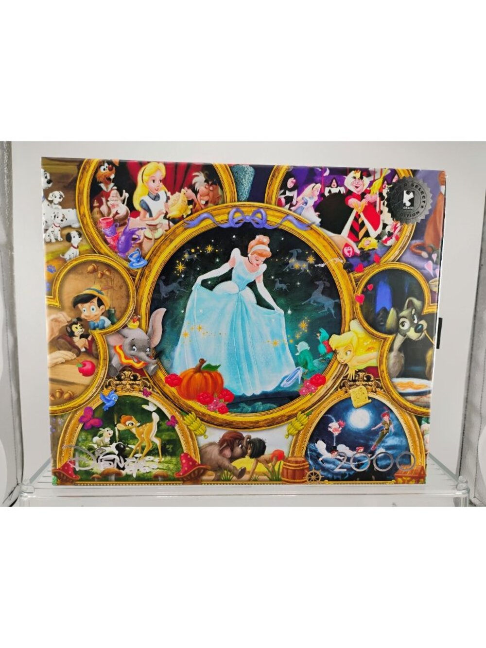 Disney 2000-Piece Classic Collage Jigsaw Puzzle With Cinderella Centerpiece Ceac